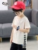 Voi cho bé Áo bé trai Áo thun ngắn tay cho bé Mùa hè nửa tay áo Big Boy 2019 Mùa hè mới Hàn Quốc - Áo thun