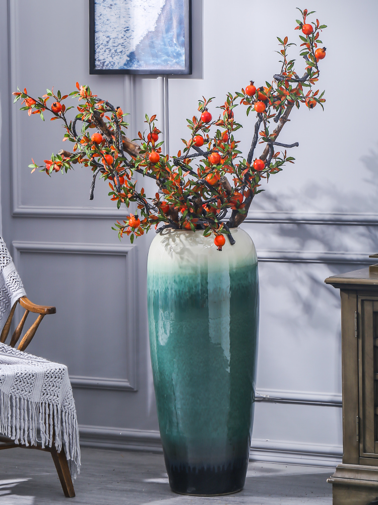 Hotel in the sitting room of large vases, ceramic flower arranging furnishing articles contracted and I creative window simulation flower decoration decoration