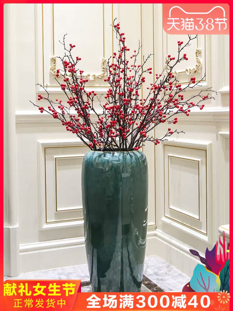 New Chinese style ceramic up of large vases, I and contracted hotel villa decorations furnishing articles flower arranging flower implement