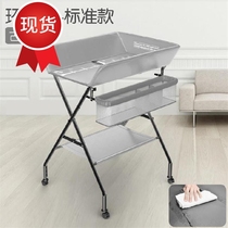 Rack care portable car-mounted upgrade folding diaper table portable storage rack simple shelf touch table change
