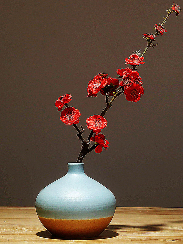 Jingdezhen ceramics craft vase, I and contracted sitting room porch flower arranging new Chinese style household adornment furnishing articles