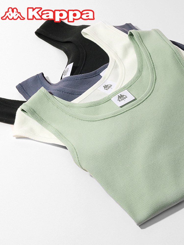 Kappa 卡帕 21年款 女式短款背心*2件装 天猫优惠券折后￥49.9包邮（￥99.9-50）多色组合可选