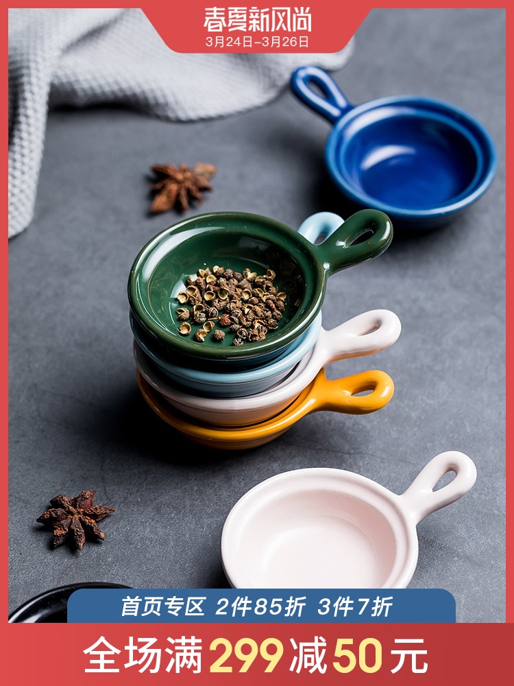 Creative dish, high - temperature ceramic baking bowl pudding household sauce dip seasoning little jealous dish dishes flavor dishes