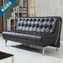Office sofa modern minimalist coffee table combination business leather art small sofa reception rental office sofa