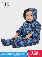 Зимние комбинезоны gap婴儿保暖连帽羽绒爬服644590e冬季2020新款洋气童装外出连体衣