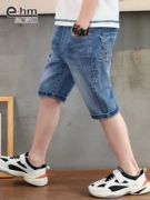 Quần áo trẻ em voi bé trai quần denim trẻ em quần short mùa hè 2019 hè mới trẻ em lớn phiên bản Hàn Quốc của thủy triều - Quần jean