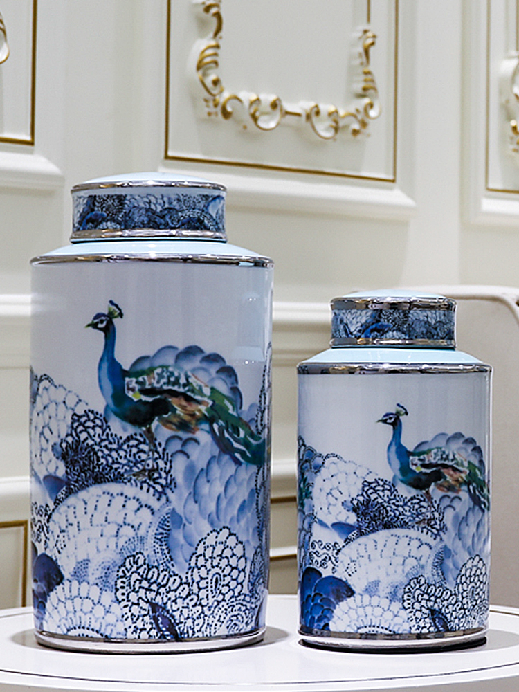Light the key-2 luxury of modern ceramic vase piggy bank knick - knacks furnishing articles sitting room Nordic TV cabinet table flower arranging flowers