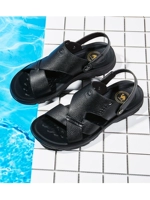 Giày nam lạc đà 2019 mùa hè kiểu mới và dép đi trong nhà đôi giày đi biển thông thường - Sandal giày thể thao