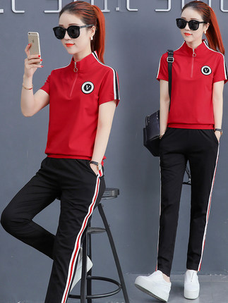 夏季2018新款女装35周岁服女士二件套25服装