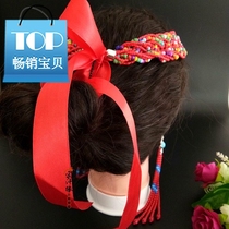 Mongolian headdress for women Mongolian bride host a headdress ethnic dance performance headdress Mongolian forehead hair ornaments