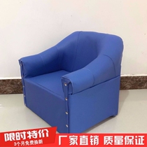 Chinese childrens leather art small sofa childrens sofa solid wood frame environmentally friendly and odorless leather small sofa girl boy