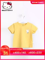 Hellokitty cho bé mặc mùa hè 2019 áo sơ mi nửa tay mới cho bé bé áo thun đáy ngắn tay - Áo thun thời trang cho bé