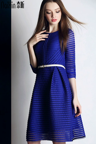 奈昕 Модный лонгслив, платье, аксессуар, ремень, делается под заказ, круглый воротник, длина миди