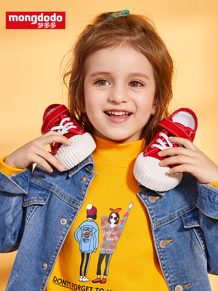 巴拉巴拉旗下 梦多多 儿童帆布鞋 天猫优惠券折后￥39包邮（￥69-30）27~34码多款可选