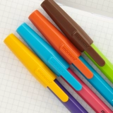 Импортная шестиугольная шариковая ручка, плавная ручка-роллер, черное ретро масло для загара, канцтовары, в корейском стиле, оптовые продажи