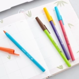 Импортная шестиугольная шариковая ручка, плавная ручка-роллер, черное ретро масло для загара, канцтовары, в корейском стиле, оптовые продажи