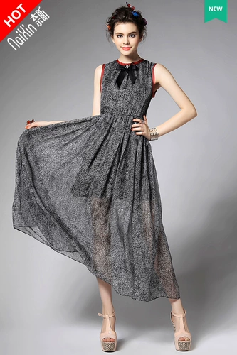 奈昕 Позвольте вам хорошо выглядеть в индивидуальной индивидуальной индивидуальной летней одежде 2051 года в европейском и американском стиле для женщин, небольшого размера, в сетку вокруг шеи.