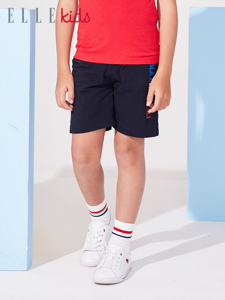 ELLE kids 男童短裤 针织五分裤 天猫优惠券折后￥49包邮（￥89-40）3色可选