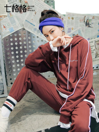 运动服套装女春装2018新款春秋时髦韩版时尚