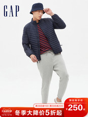 Пуховик мужской gap男装半高领轻薄羽绒服593708冬季新款时尚保暖连帽外套男