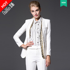 Блэйзер 奈昕定制 28115 business suit 时尚亮片装饰百搭西装外套韩版新