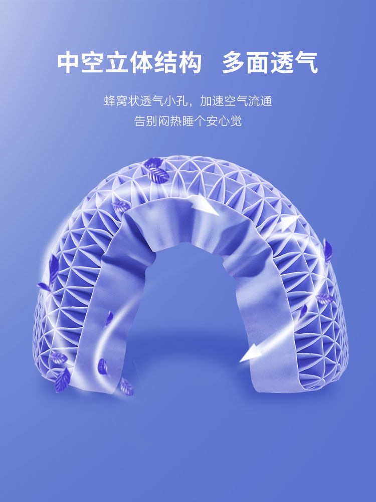 DAPU 大朴 成人款 释压网格波浪枕 护颈枕 天猫优惠券折后¥289包邮(¥399-110)2色可选