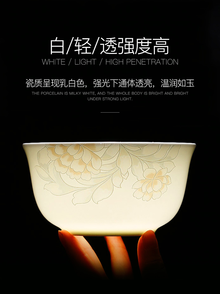 Dishes suit household contracted ipads porcelain tableware Dishes combined jingdezhen Chinese eat bowl chopsticks ceramic plates