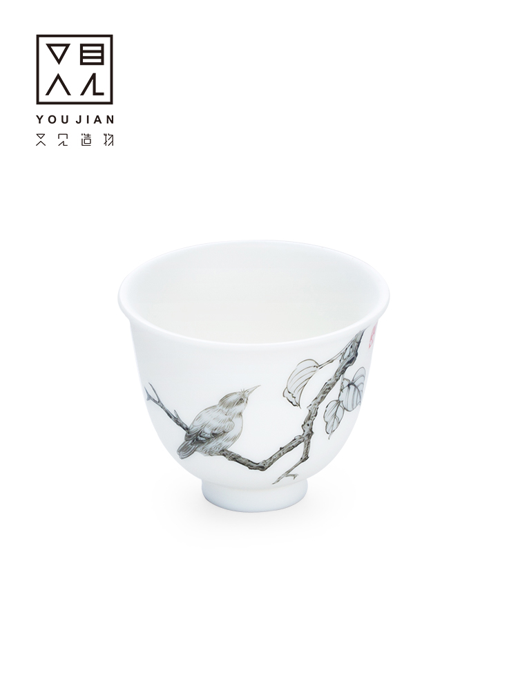 And creation of jingdezhen ceramic cups hand - made personal cup sample tea cup tea cup master cup kung fu tea cups