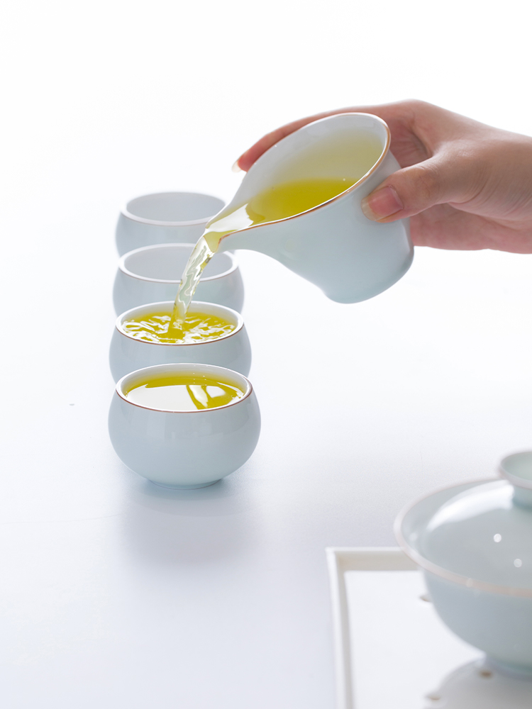 Ceramic cups sample tea cup master cup single cup home small cup tea light cup bowl kung fu tea set