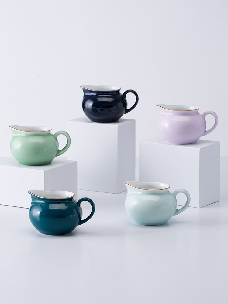 Kung fu tea set points fair keller of tea exchanger with the ceramics heat thickening tea sea with large creative fair keller cup