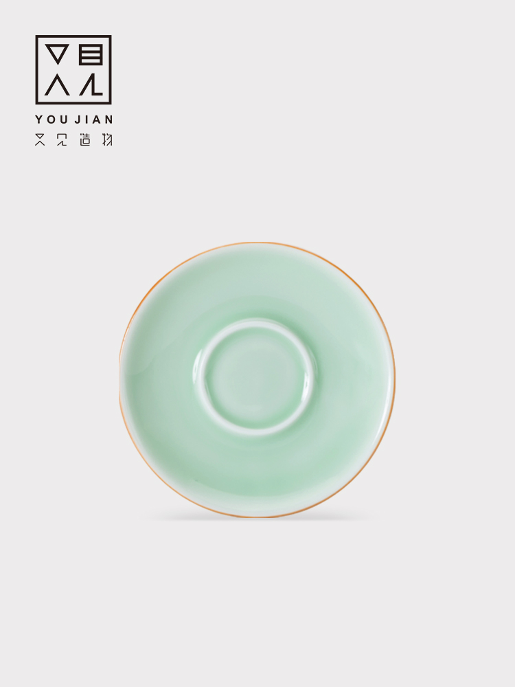 Circular cup mat tea accessories against hot insulation pad saucer cup saucer kung fu tea cup mat