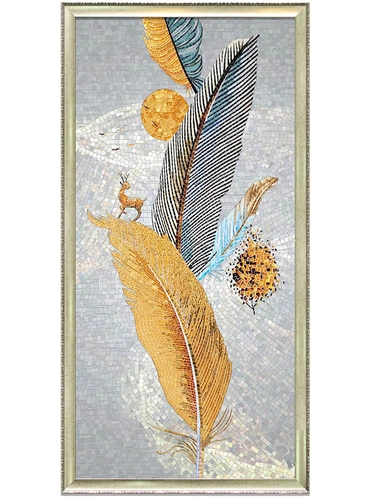 Простая и современная скандинавская новая китайский стиль лосей перья