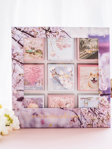 Открытки пейзажей Ins Simple Literature и Art Animation Season Отправить всю классную и женскую карту приветствия