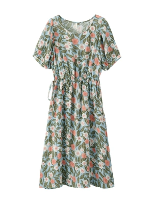Inman 2019 váy cổ tích phổ biến váy hoa nhỏ mùa hè dây leo của phụ nữ - Váy dài váy babydoll dài Váy dài