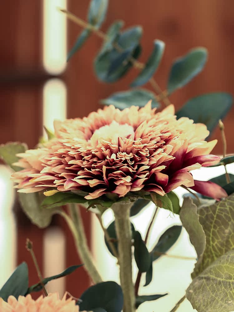Like a flower of new Chinese style ceramic vases, flower art furnishing articles simulation flowers, artificial flowers home sitting room interior decoration decoration