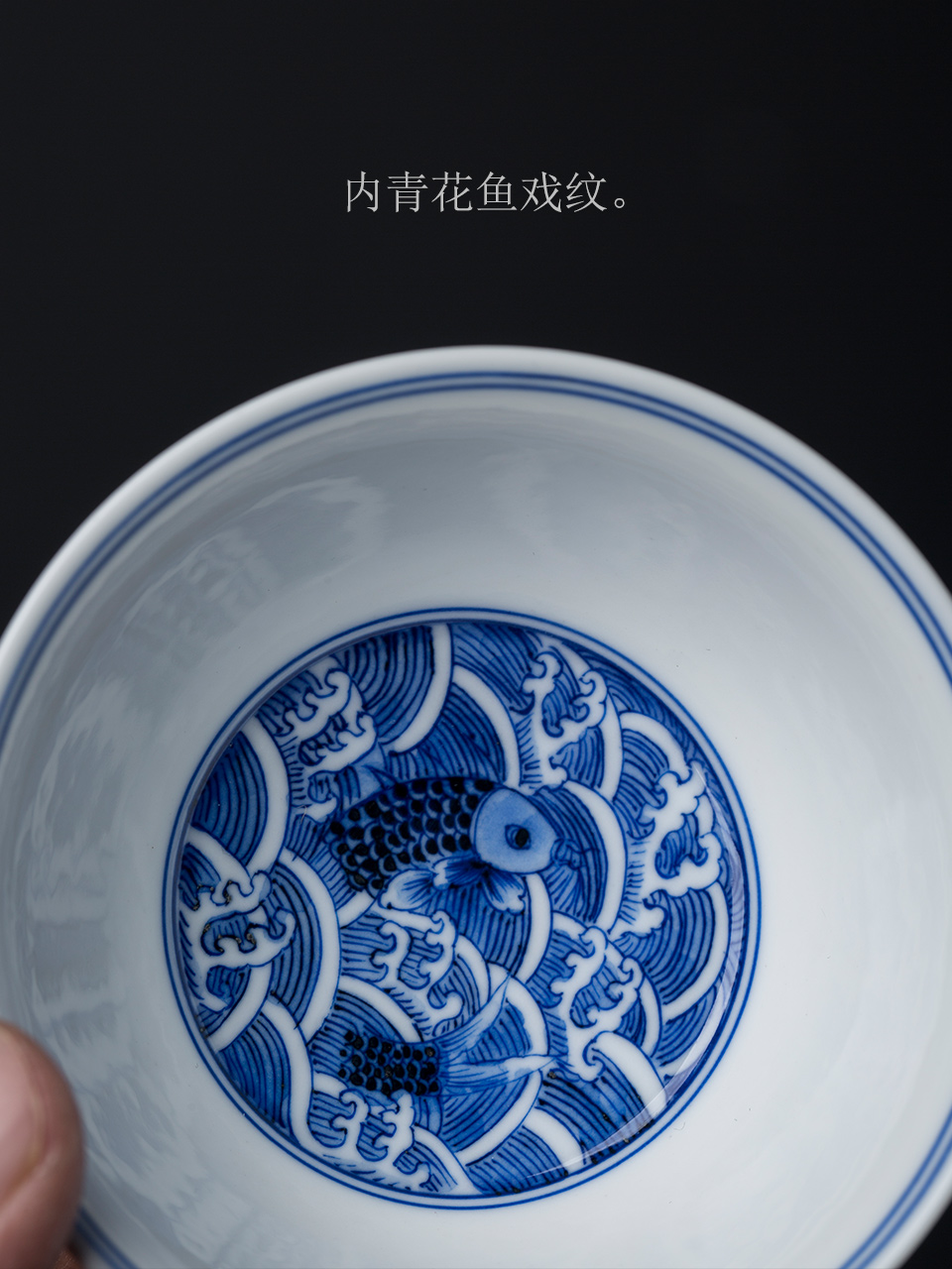 Public remit famille rose porcelain tea masters cup single kung fu tea cups of blue and white porcelain jingdezhen ceramic tea cup