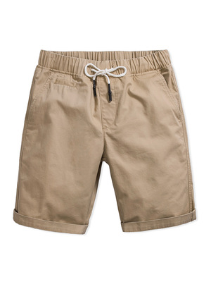 Quần short nam mùa hè Quần âu Hàn Quốc Quần 5 quần Quần nam Slim 5 Quần Cotton Màu tinh khiết Mùa hè thủy triều - Quần làm việc quần ngố nam Quần làm việc