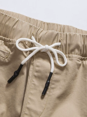 Quần short nam mùa hè Quần âu Hàn Quốc Quần 5 quần Quần nam Slim 5 Quần Cotton Màu tinh khiết Mùa hè thủy triều - Quần làm việc quần short nam kaki Quần làm việc