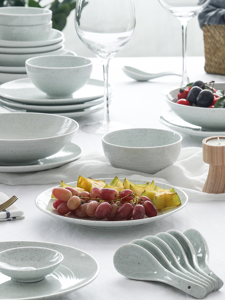 Creative ceramic tableware suit dishes household Nordic Japanese dishes new ipads porcelain bowl plate combination box