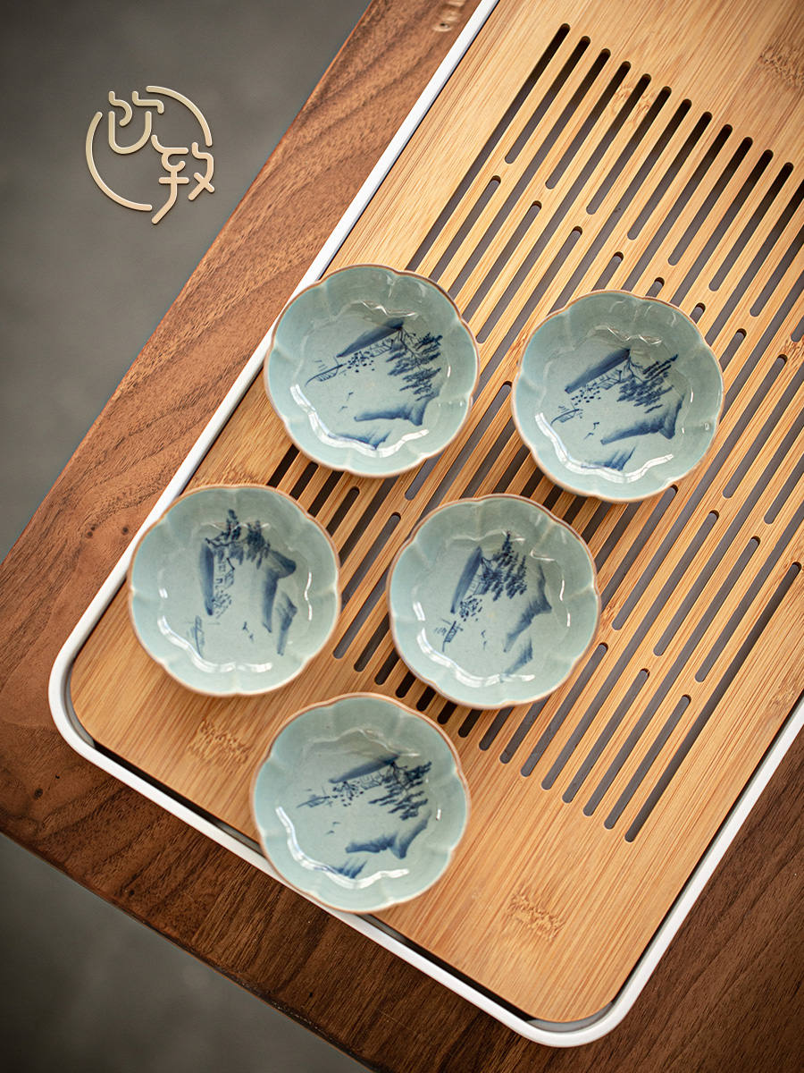 Ultimately responds to jingdezhen hand - made ceramic cups single sample tea cup large antique kung fu master cup single cup tea cup