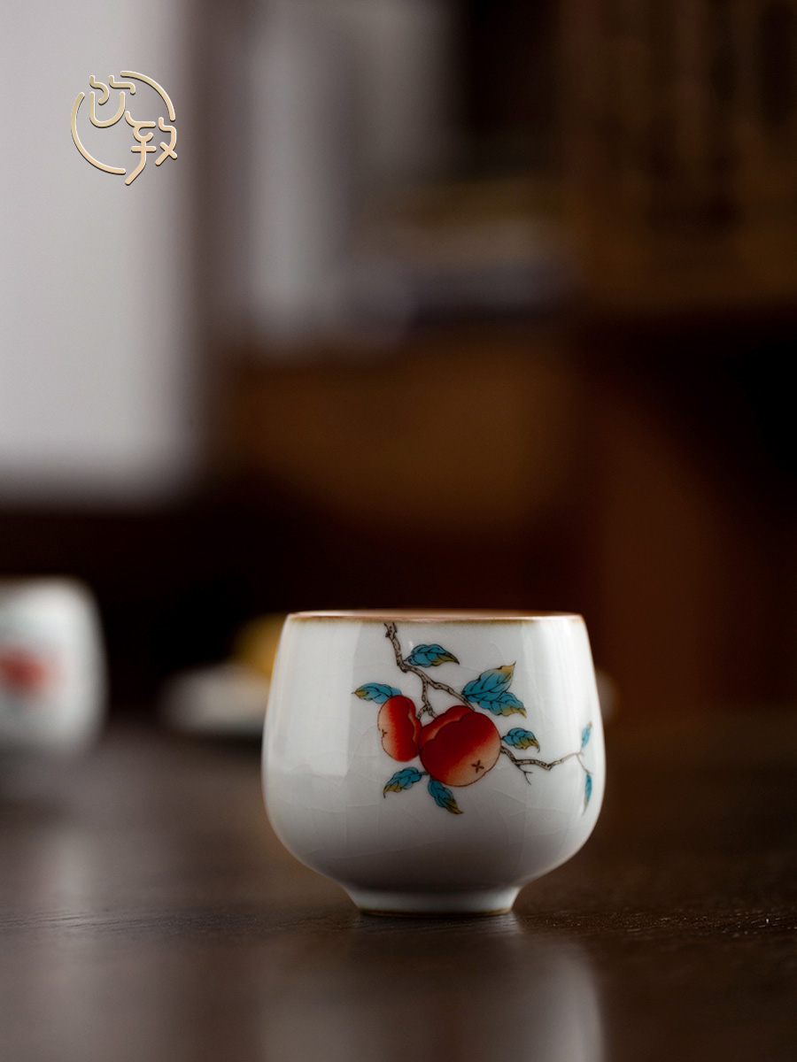 Ultimately responds to up by hand antique teacup large slicing can keep sample tea cup bowl masters cup thick some ceramic porcelain tea light