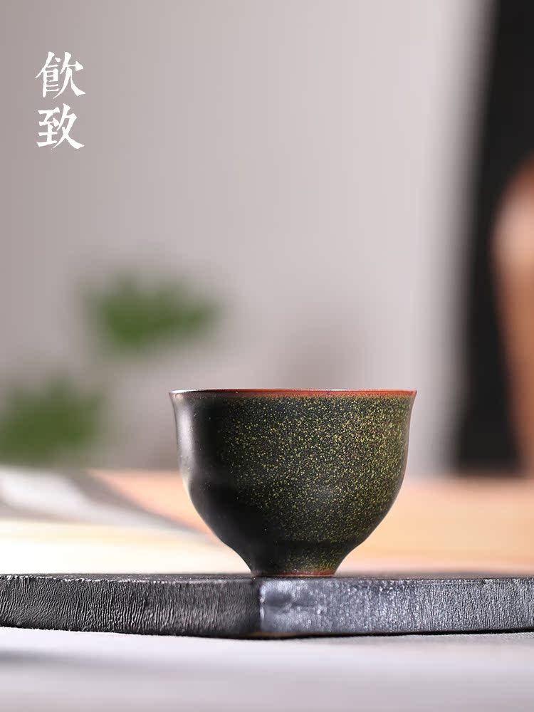 Ultimately responds to coarse pottery teacup sample tea cup Japanese manual master cup single CPU trumpet built lamp cup kung fu tea cup 6 pack