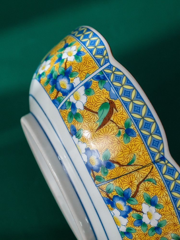 Meinung'm wind see colour porcelain tableware palace handicraft anise light bowl of Chinese style restoring ancient ways of key-2 luxury imported from Japan to the dishes