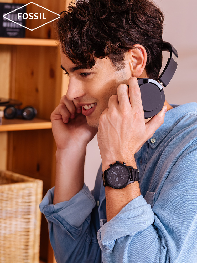 Fossil 化石 JR1401 三眼计时 男式手表 天猫优惠券折后￥399包邮（￥939-540）