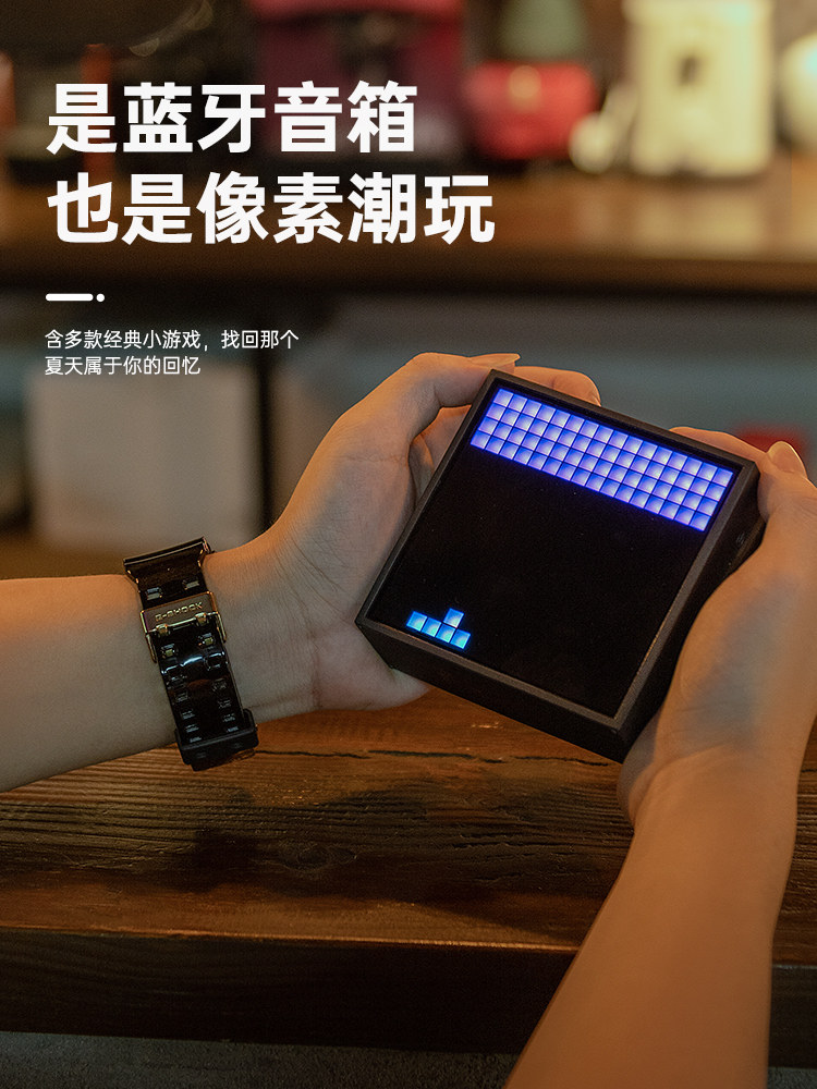 balo divoom Divoom Bluetooth Pixel Loa Quà Tặng Cho Bé Trai Máy Tính Để Bàn Mini Lời Bài Hát Đồng Hồ Báo Thức Bàn Thể Thao Điện Tử Âm Thanh Quà Tặng chơi công nghệ đồ chơi cong nghe