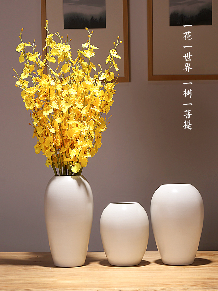 Jingdezhen ceramics vases, I and contracted style of the sitting room porch decoration furnishing articles household dry flower arranging flowers
