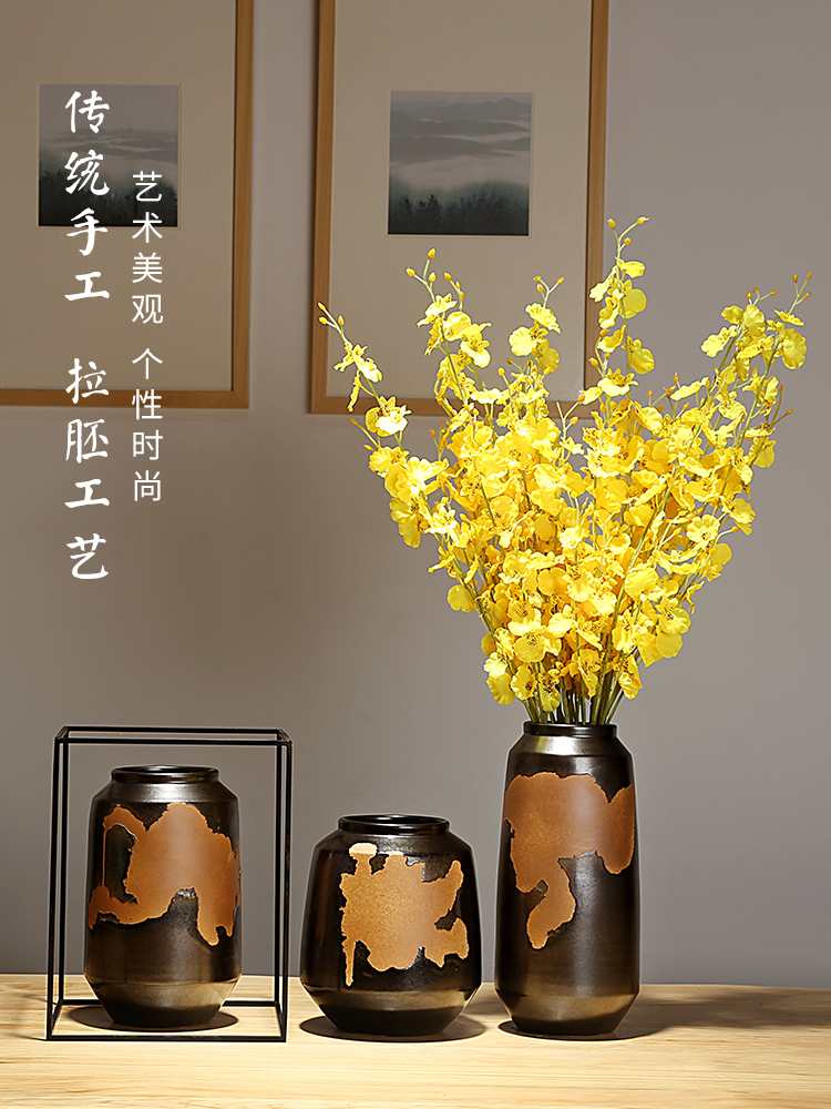 Jingdezhen ceramics vases, I and contracted the new Chinese style home furnishing articles adornment of the sitting room porch dry flower arranging flowers
