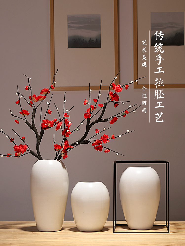 Jingdezhen ceramics vases, I and contracted style of the sitting room porch decoration furnishing articles household dry flower arranging flowers