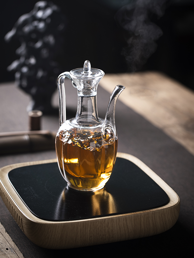 Tea set household manual imitation song dynasty style typeface cooked melon leng ewer heat - resistant glass teapot household electrical heating TaoLu teapot