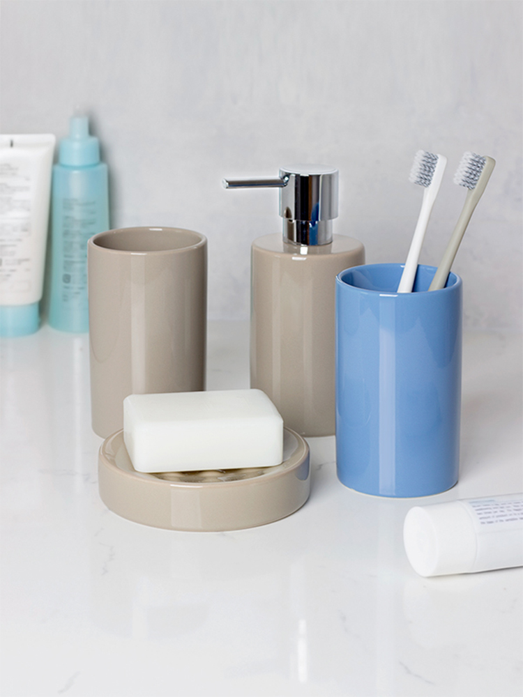 SPIRELLA/silk pury Swiss SPIRELLA brand tube ceramic simple pure color wash gargle 4 times